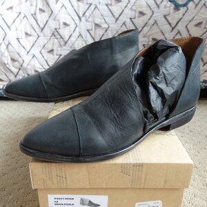 Free People Royal Flat Bootie, Black, Size EU 36, Like New